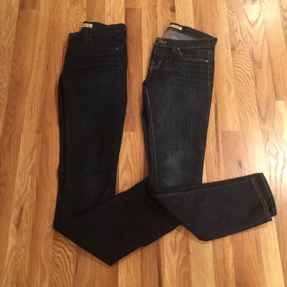 2 pairs of J BRAND jeans